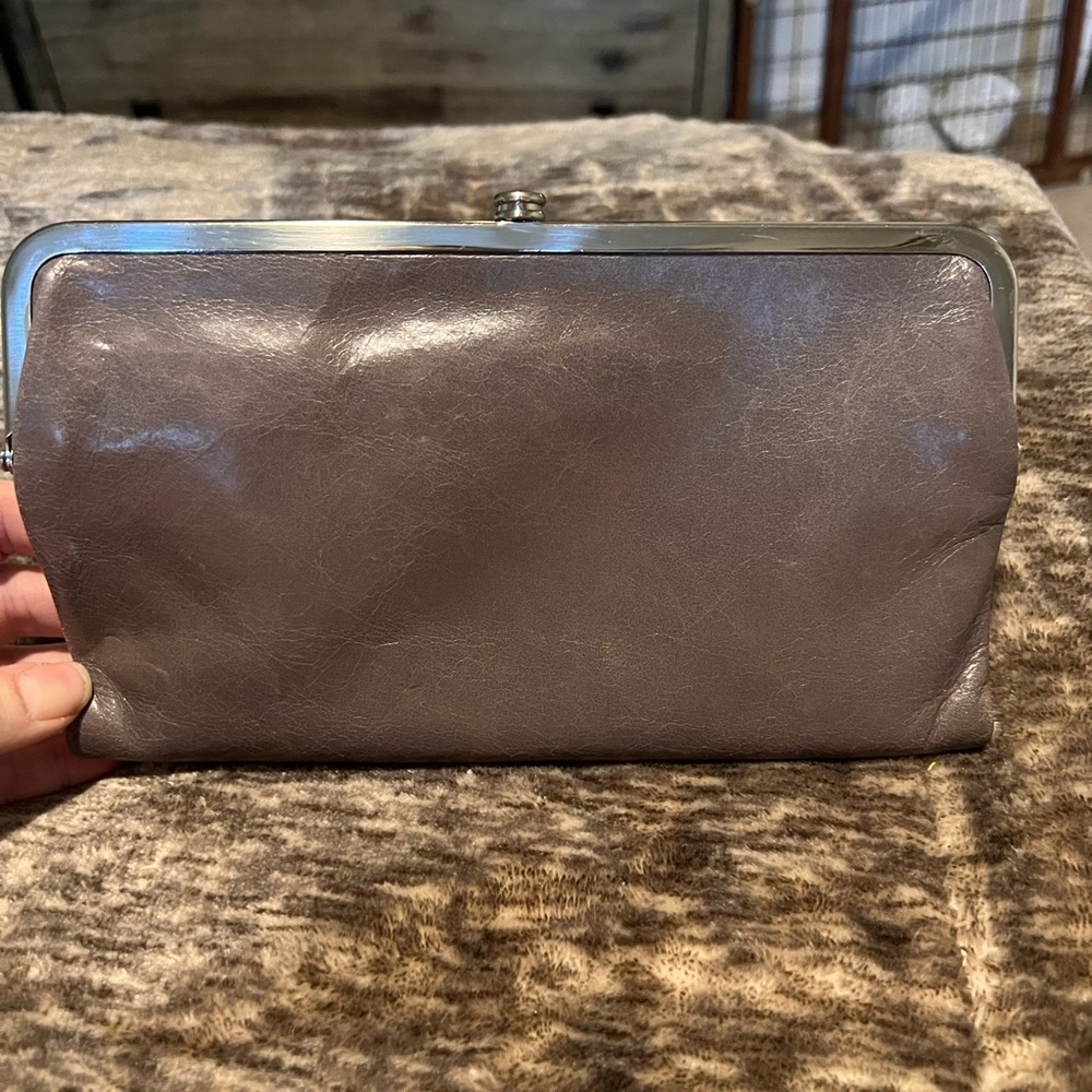 HOBO Lauren wallet grey